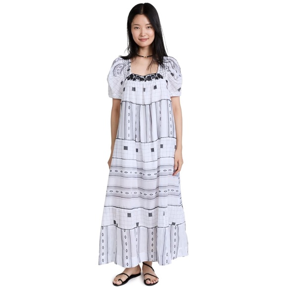 Free People Dresses & Skirts - Free People Jamie Embroidered Maxi Dress